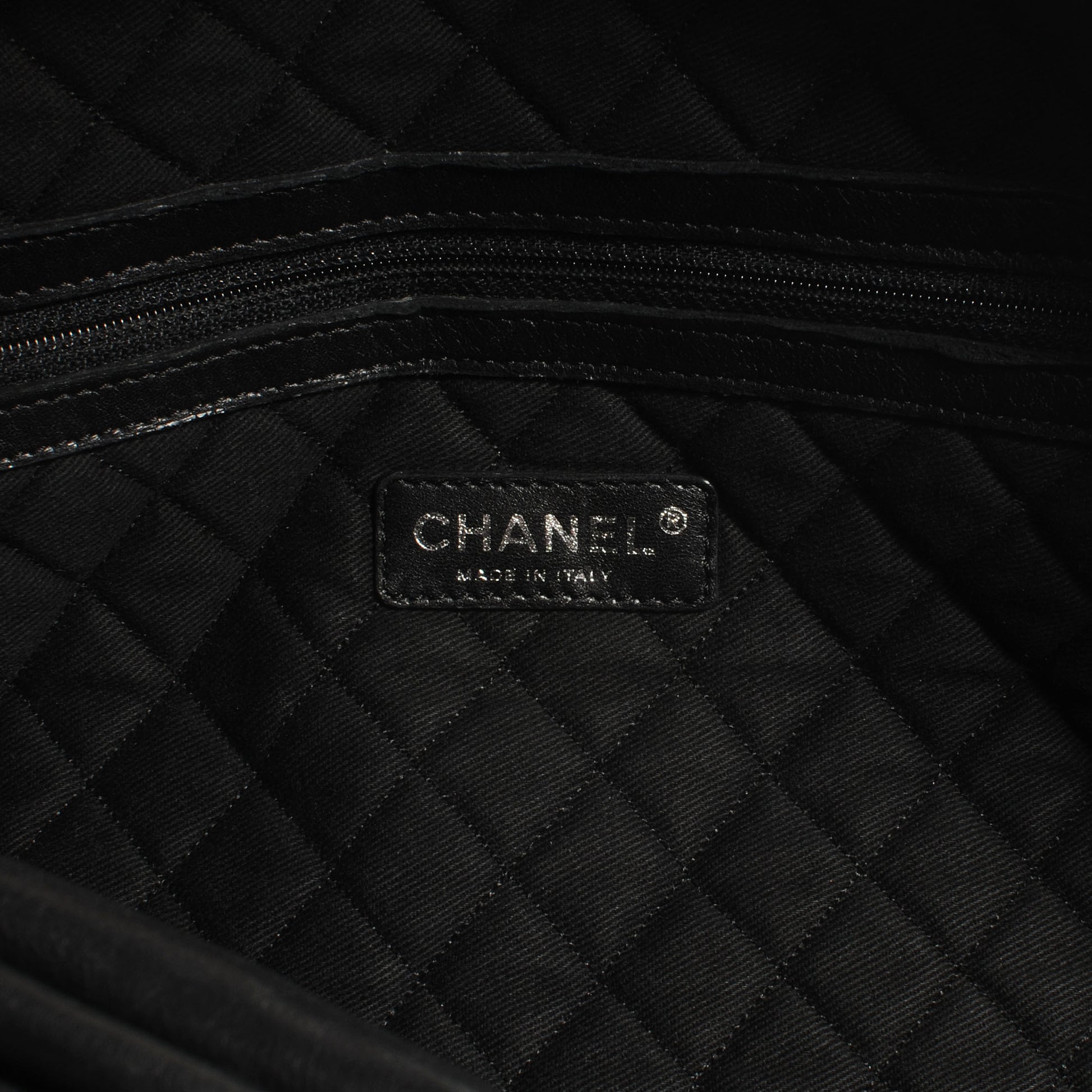Chanel Calfskin Large Bowler Black 6 of 7