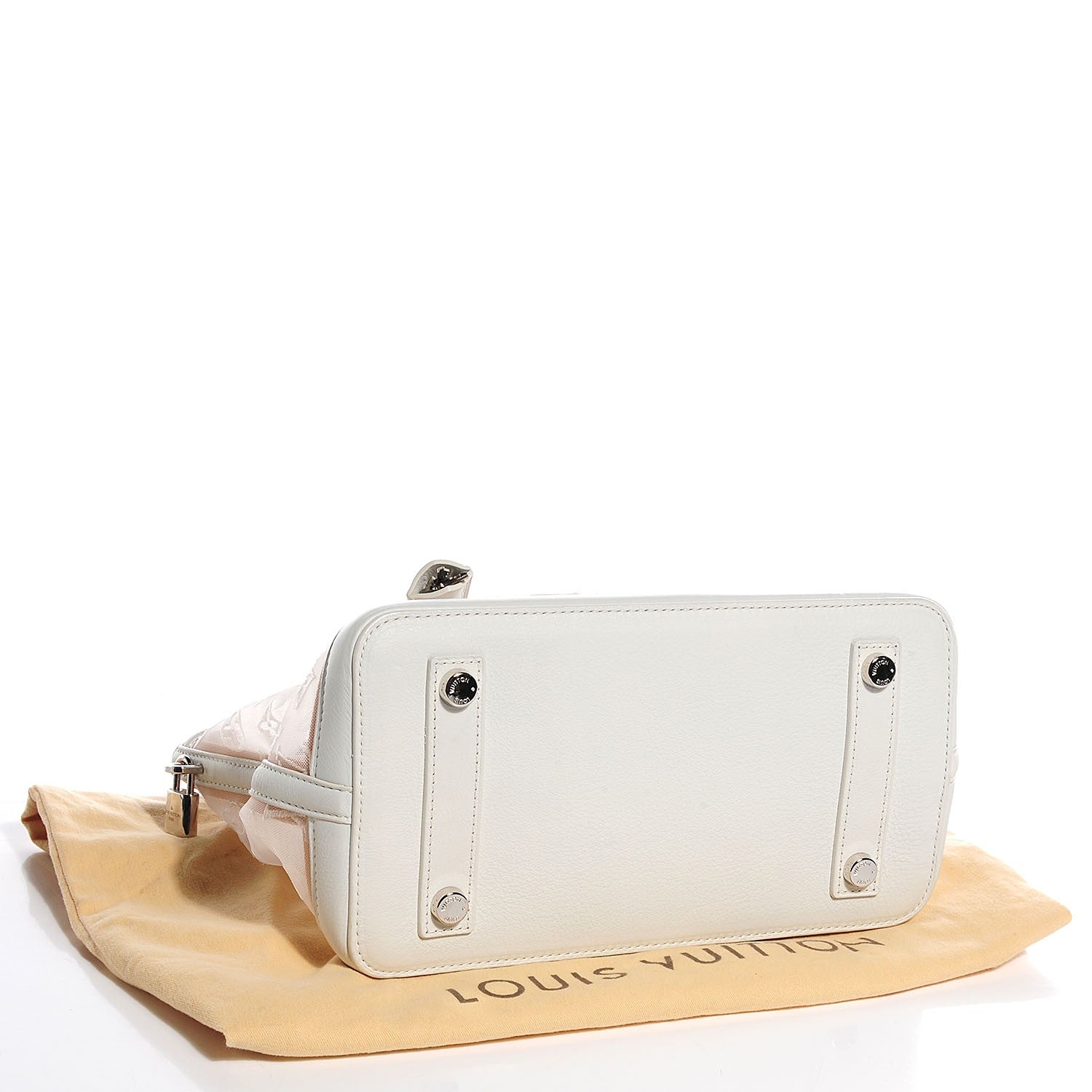 Louis Vuitton Monogram Transparence Lockit White 4 of 7