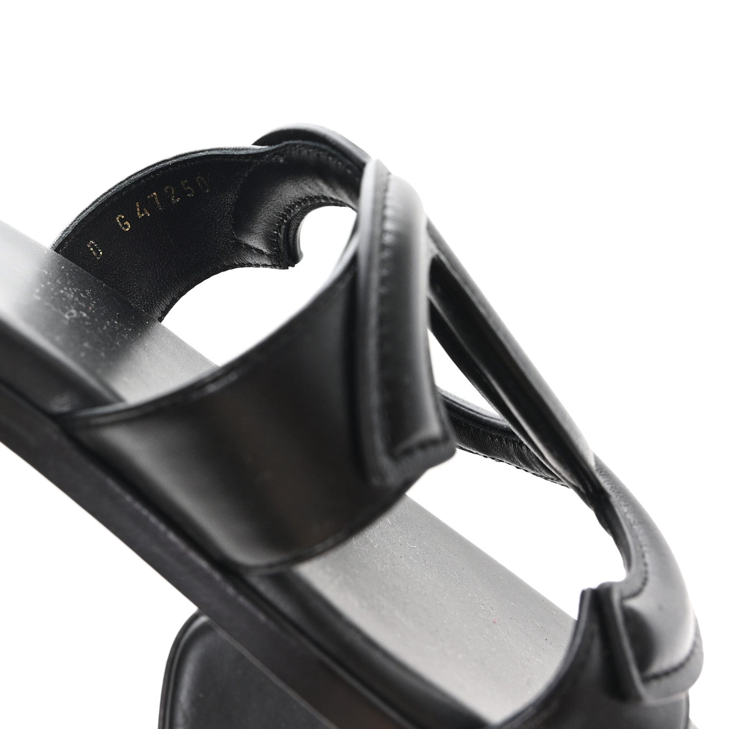 Chanel Lambskin CC Cut Out Mules Sandals 41 Black 9 of 9