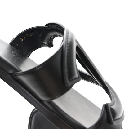 Chanel Lambskin CC Cut Out Mules Sandals 41 Black 9 of 9