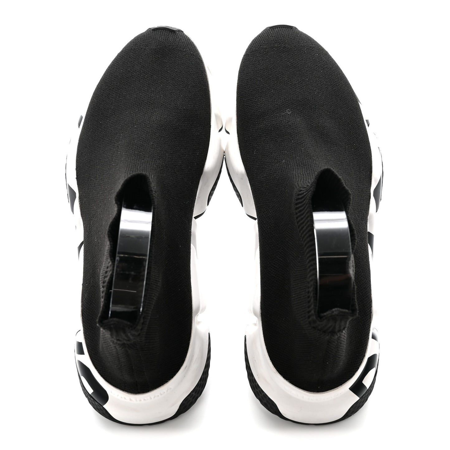 Neoprene Knit Womens Speed Graffiti Sneakers 36 Black White