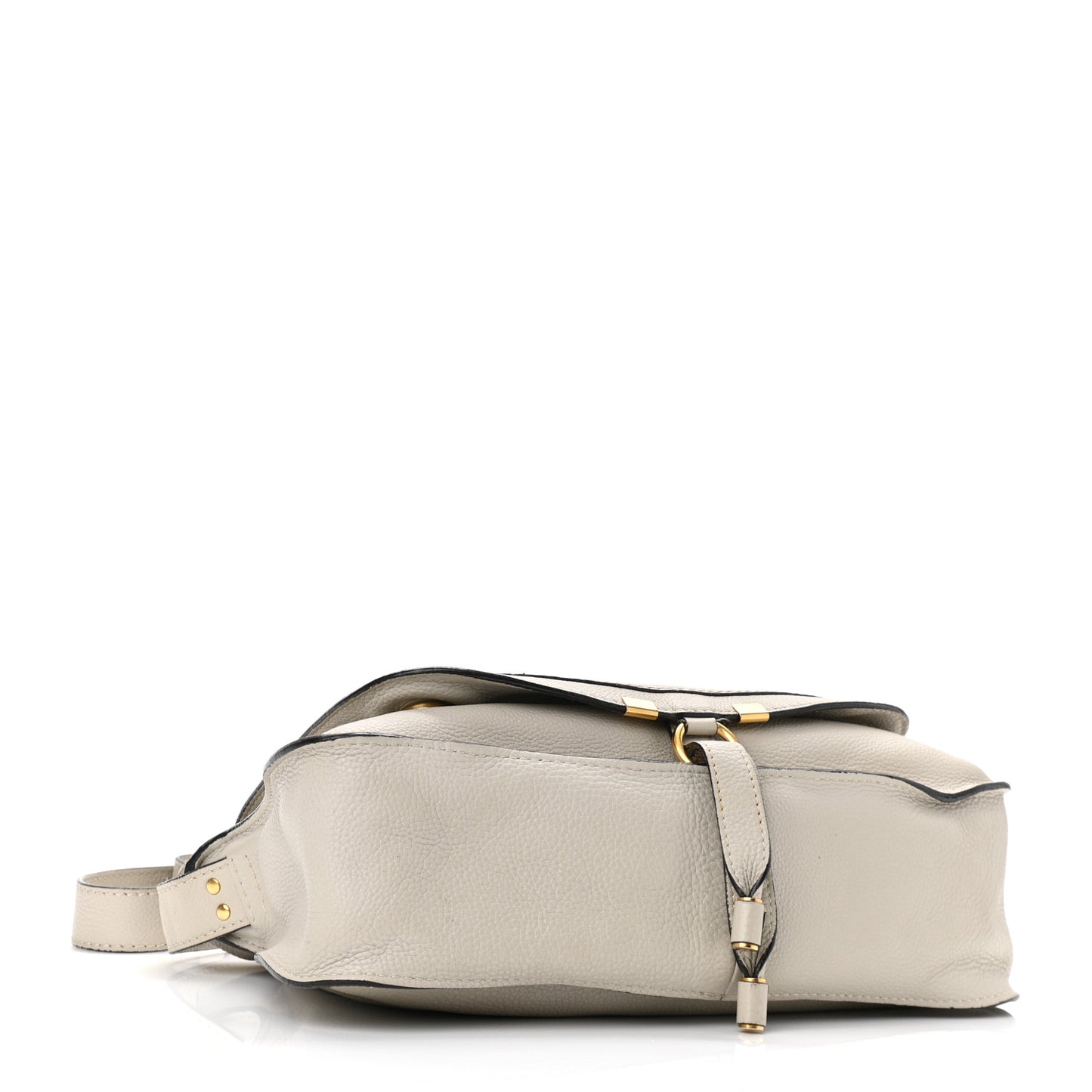 Calfskin Medium Marcie Satchel Cream