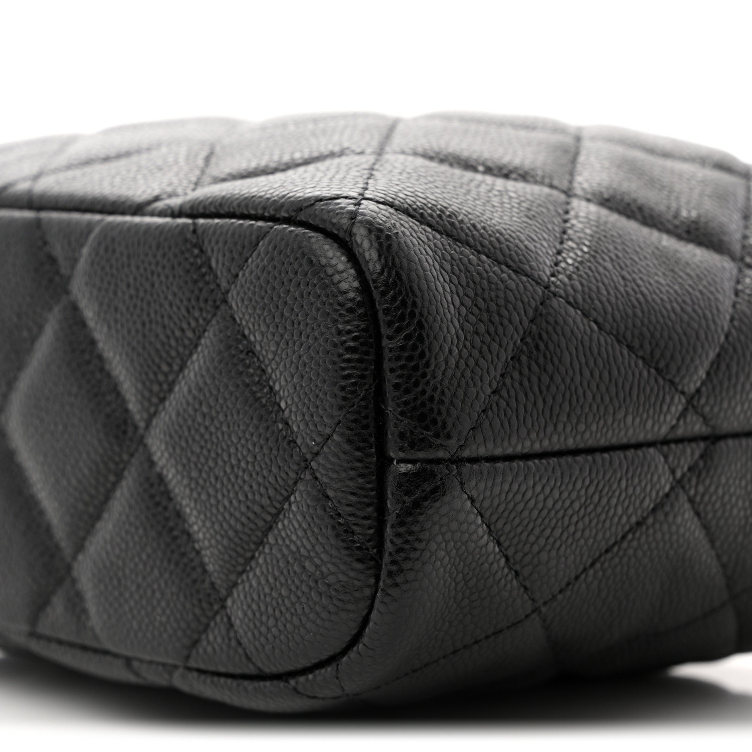 Chanel Caviar Quilted Hobo Clutch With Chain  Black 10 of 11