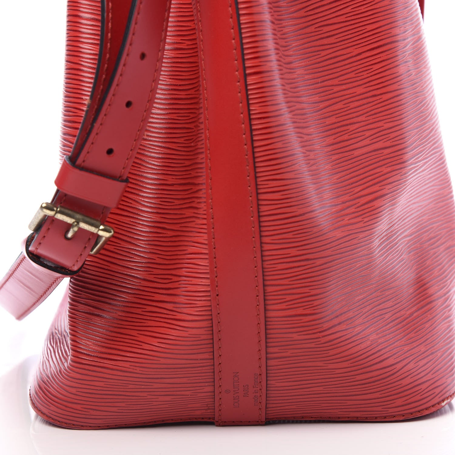 Louis Vuitton Epi Petit Noe Castillan Red 9 of 10