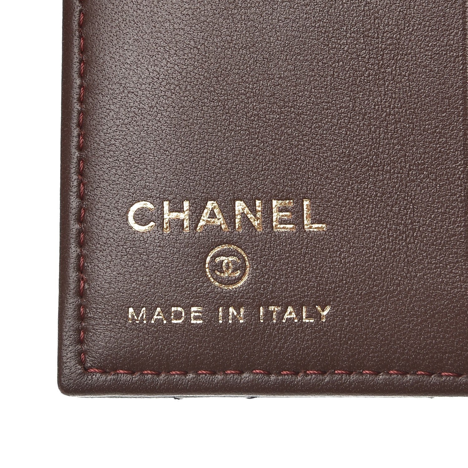 Chanel Lambskin Quilted Card Holder Wallet Black 6 of 8