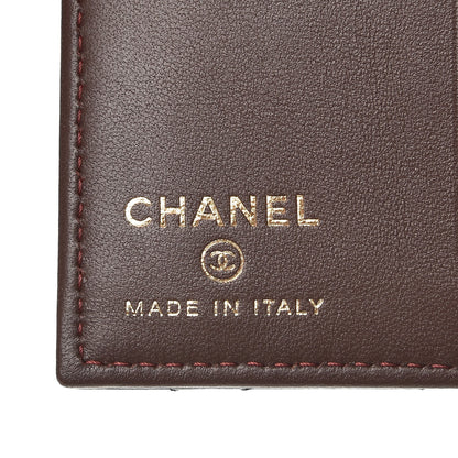 Chanel Lambskin Quilted Card Holder Wallet Black 6 of 8