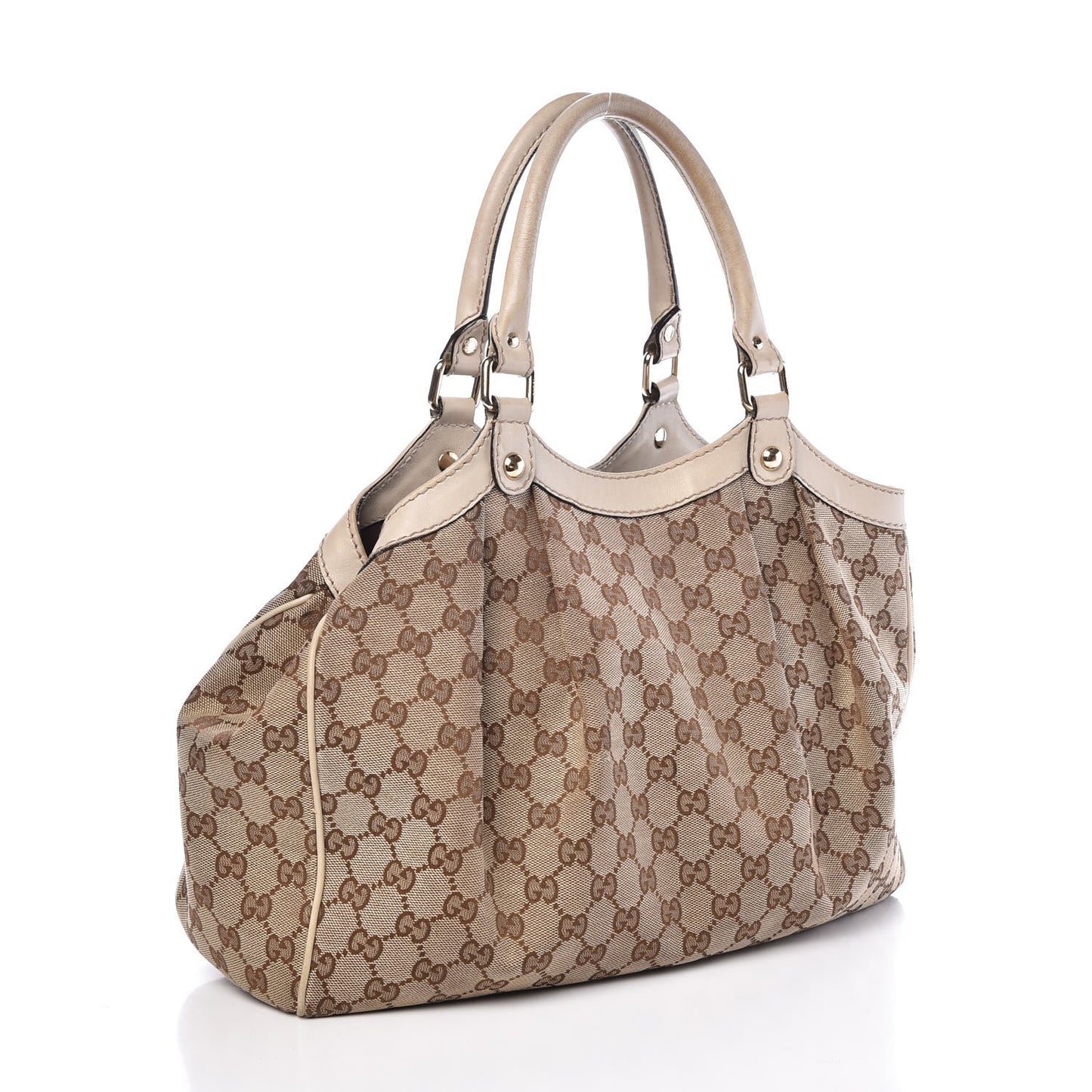 Monogram Medium Sukey Tote Off White