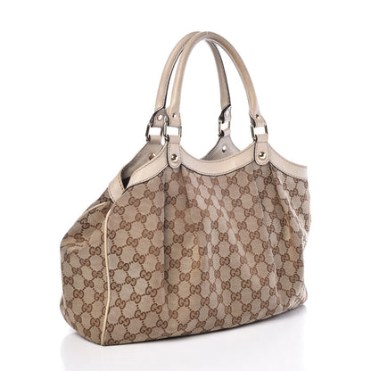 Gucci Monogram Medium Sukey Tote Off White 3 of 15