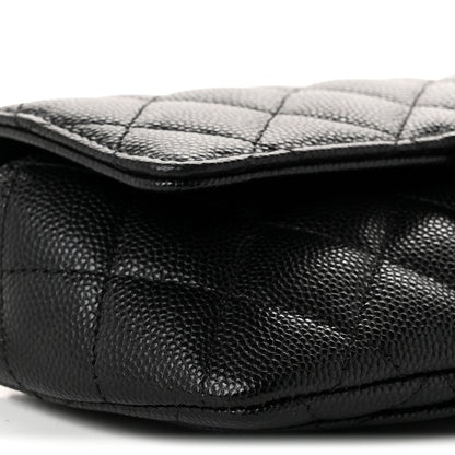 Chanel Caviar Quilted Glasses Case With Chain Black 18 of 21