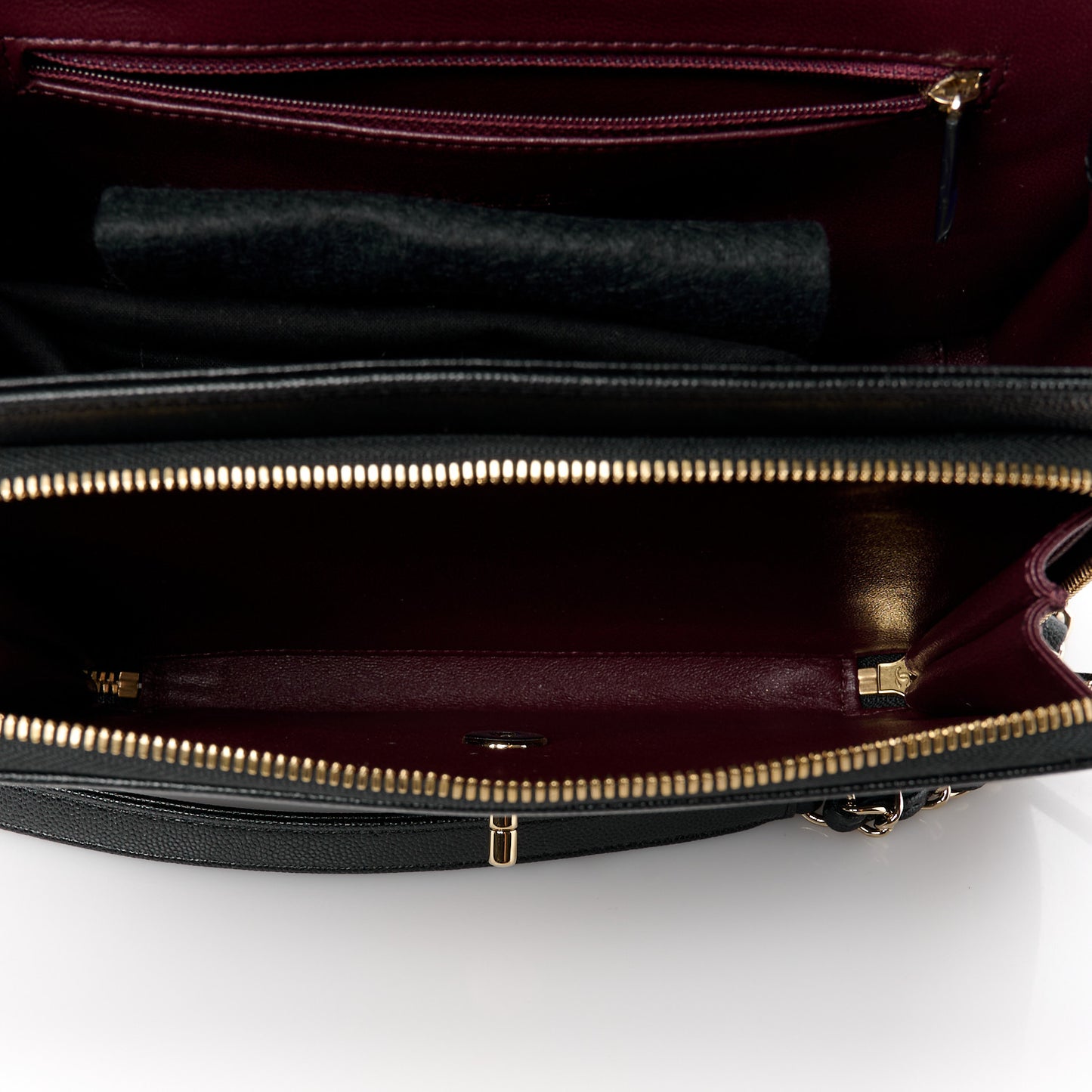 Caviar Quilted Large Business Affinity Flap Black