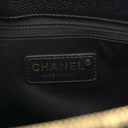 Chanel Caviar Quilted Grand Shopping Tote GST Black 6 of 10