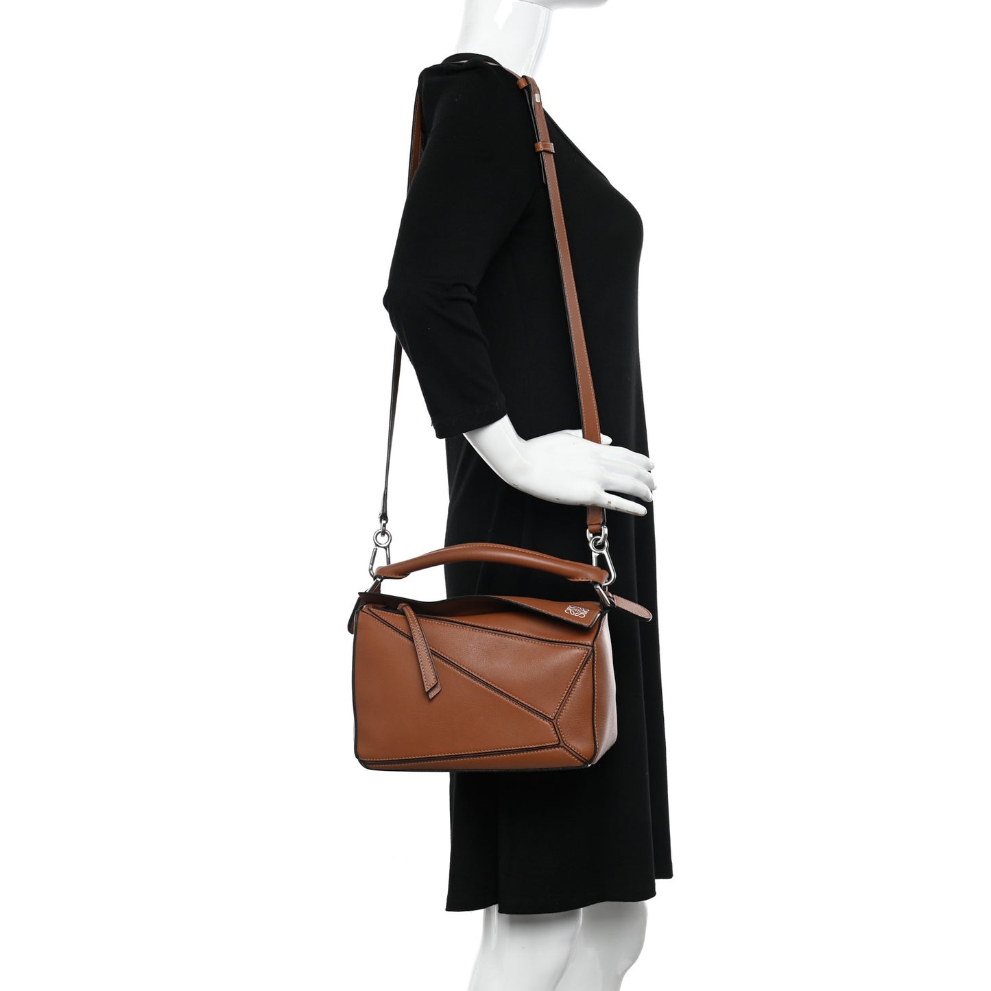 Calfskin Small Puzzle Bag Tan