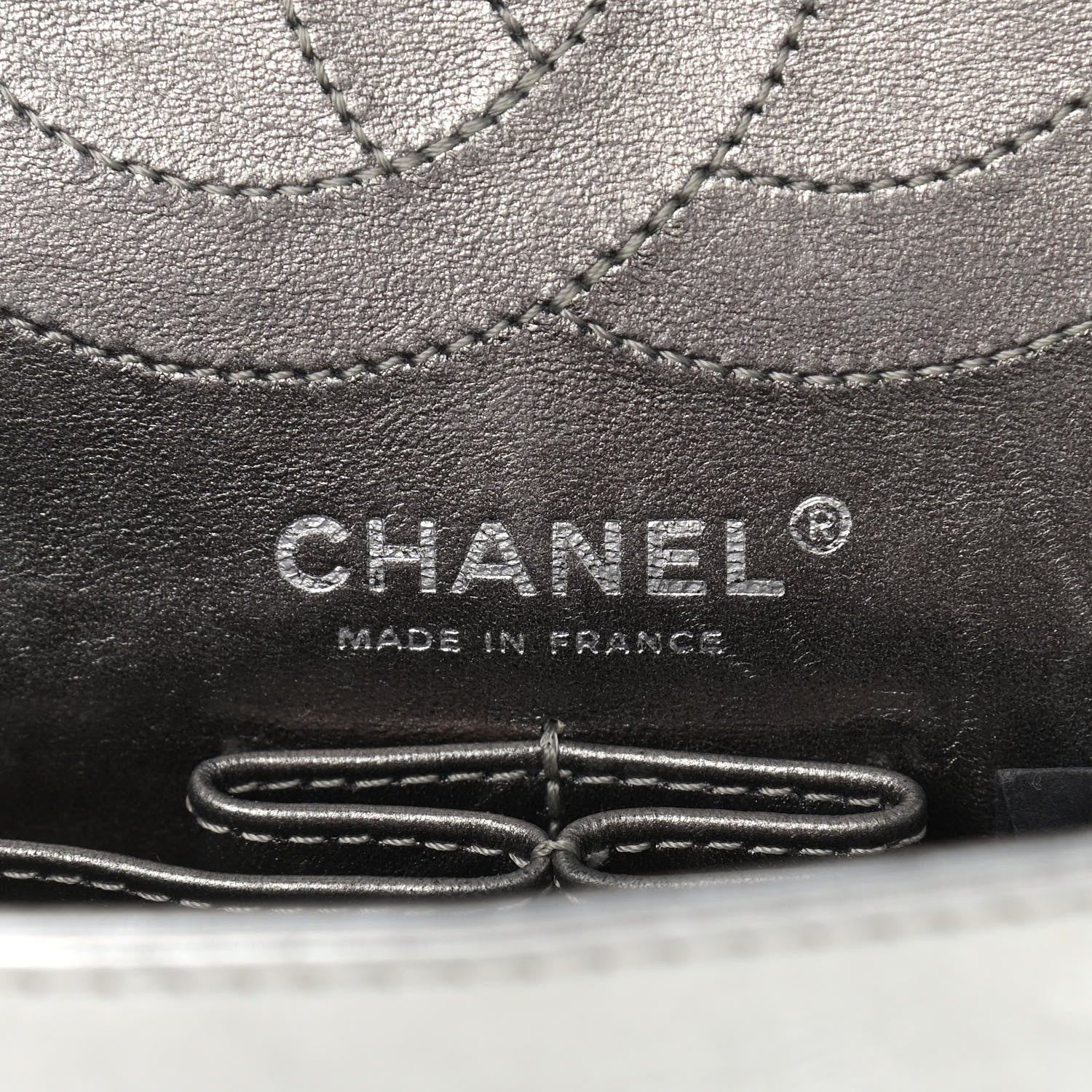 Chanel Metallic Aged Calfskin Quilted 2.55 Reissue 226 Flap Silver 6 of 15