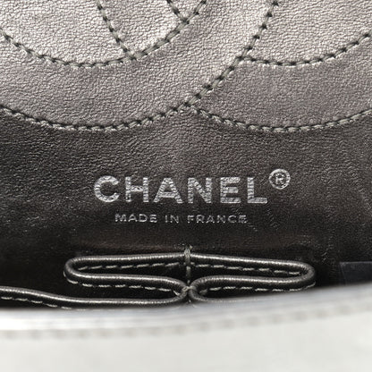 Chanel Metallic Aged Calfskin Quilted 2.55 Reissue 226 Flap Silver 6 of 15