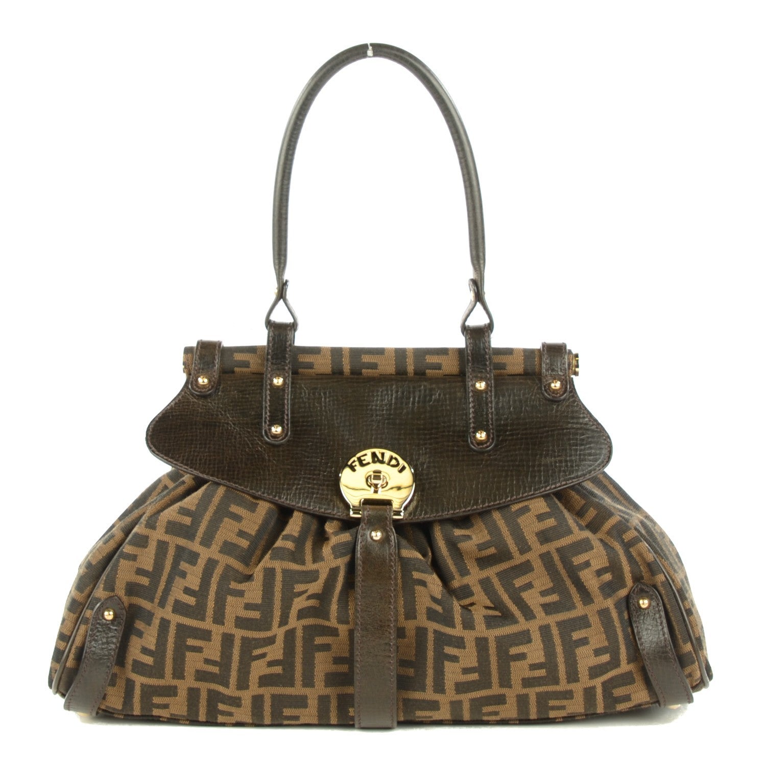 Fendi Zucca Medium Magic Bag Tobacco 1 of 8
