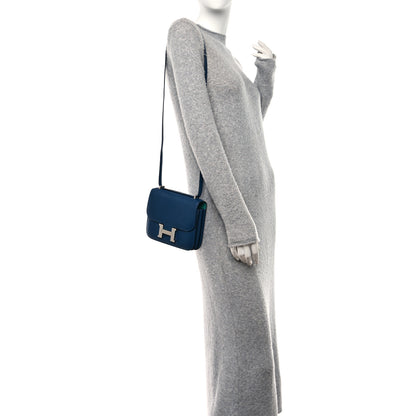 Hermes Chevre Mysore Verso Constance 18 Deep Bleu Vert Verone 2 of 16