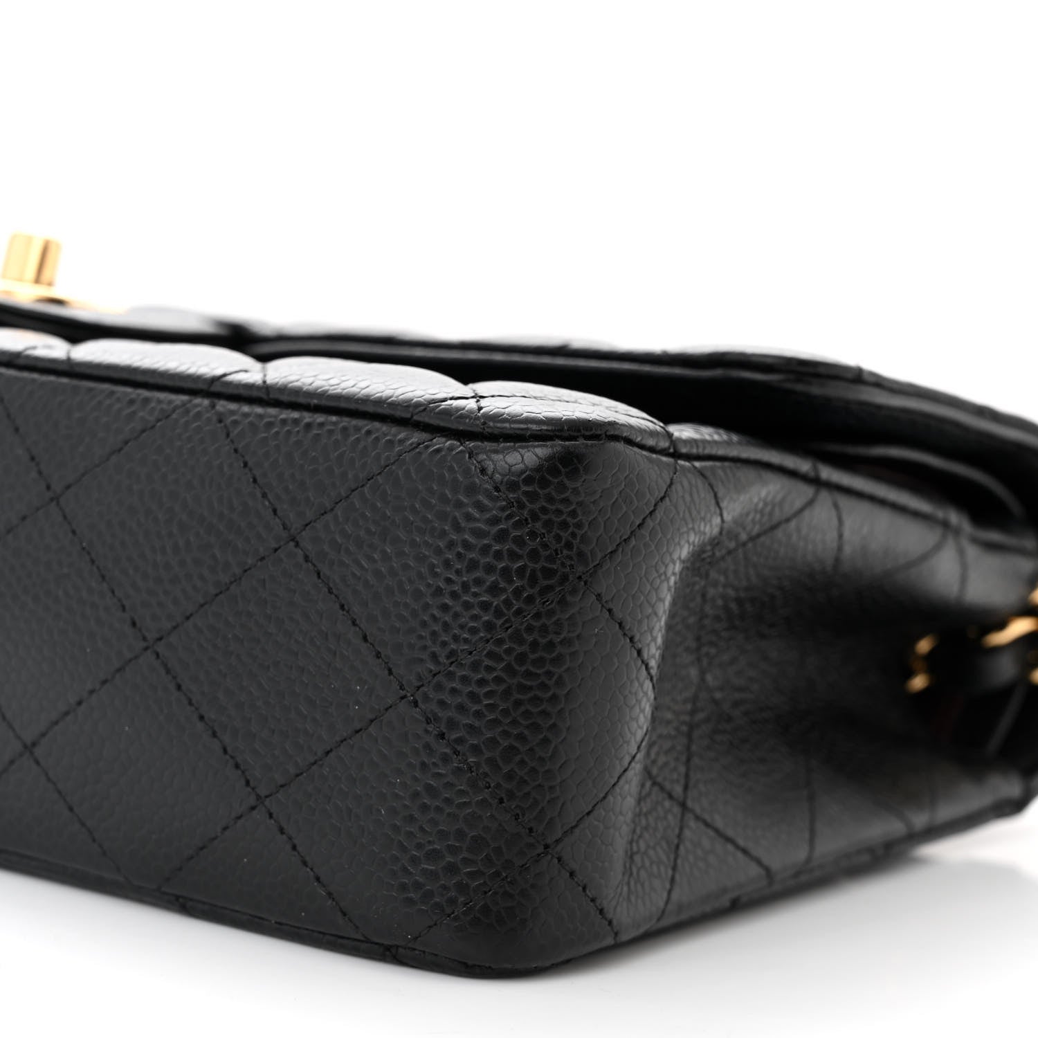 Chanel Caviar Quilted Medium Double Flap Black 10 of 11