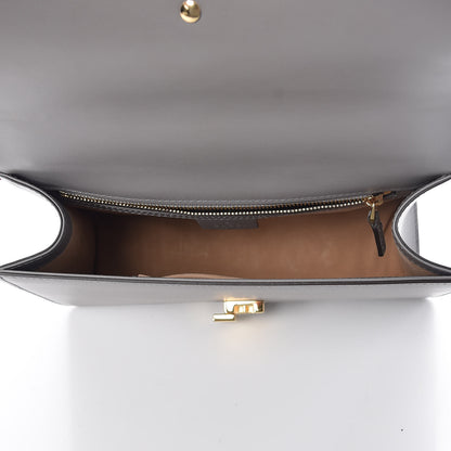 Gucci Calfskin Small Sylvie Shoulder Bag Deep Grey 5 of 7
