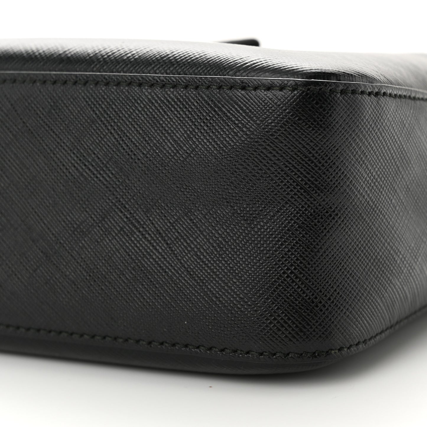 Hammered Calfskin Lydia Bow Camera Bag Black