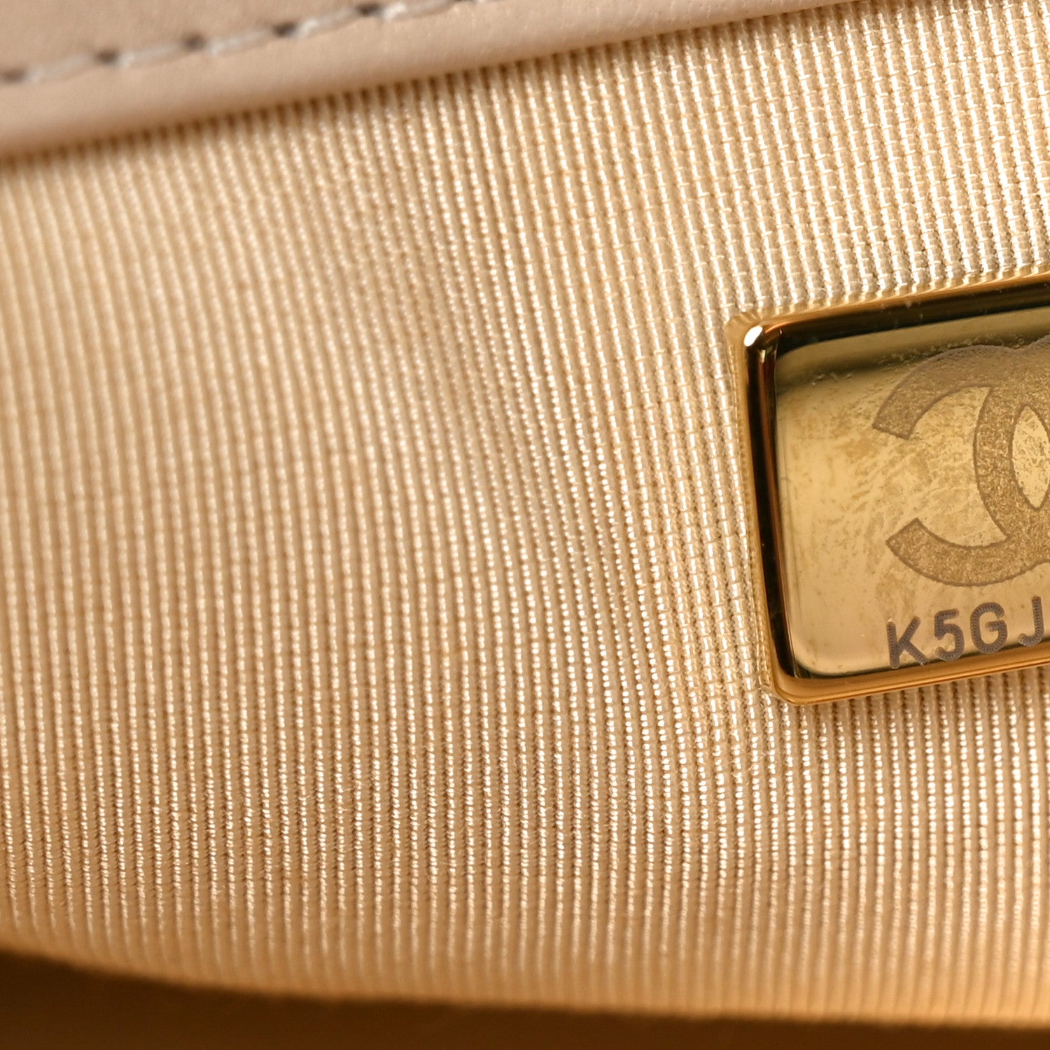 Chanel Lambskin Quilted Maxi Chanel 19 Flap Beige 7 of 10