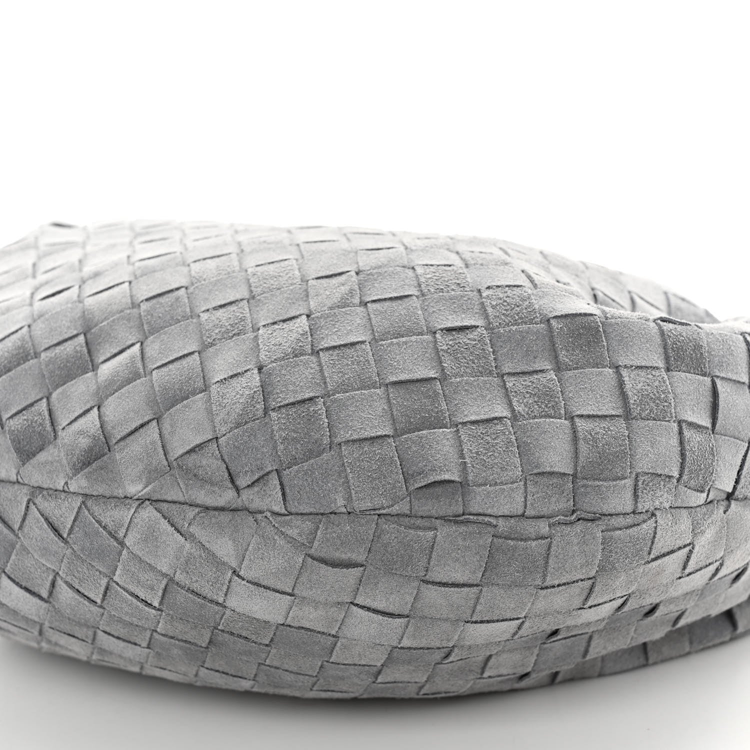Bottega Veneta Suede Calfskin Intrecciato Teen Jodie Hobo Thunder 9 of 10
