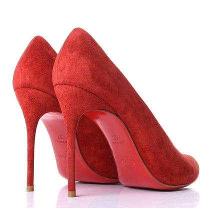 Christian Louboutin Veau Velours Pumps 37 Flamenco 4 of 10