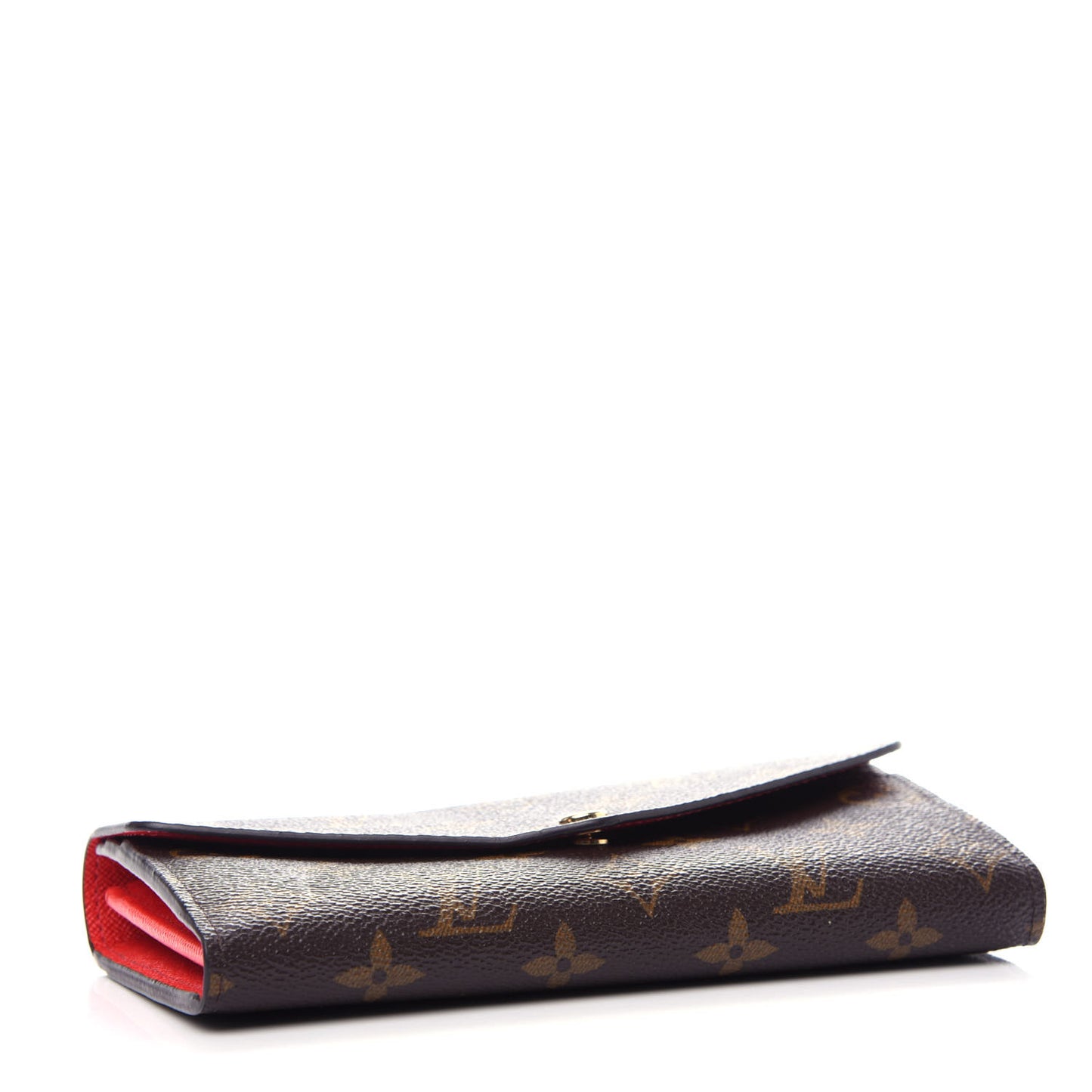Monogram Sarah Wallet NM Coquelicot