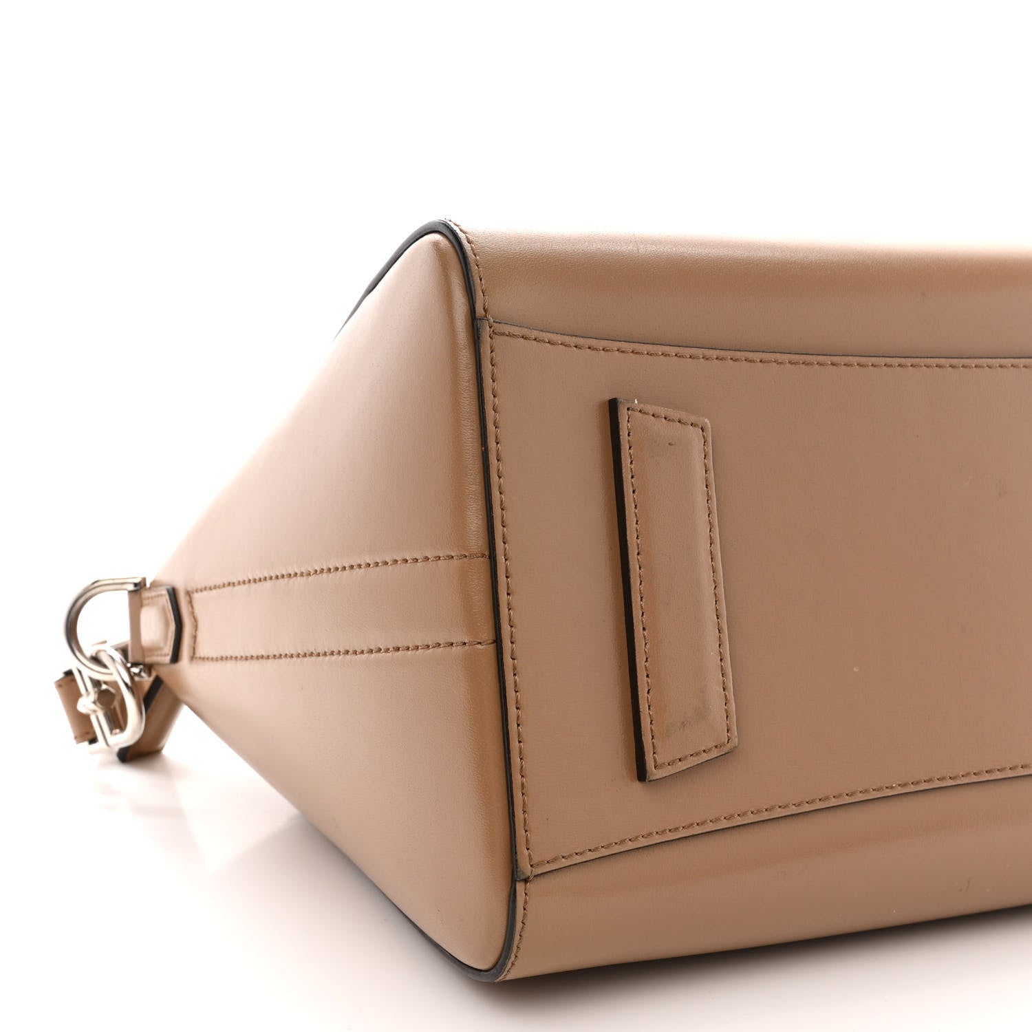 Givenchy Shiny Lord Calfskin Small Antigona Dark Beige 9 of 13