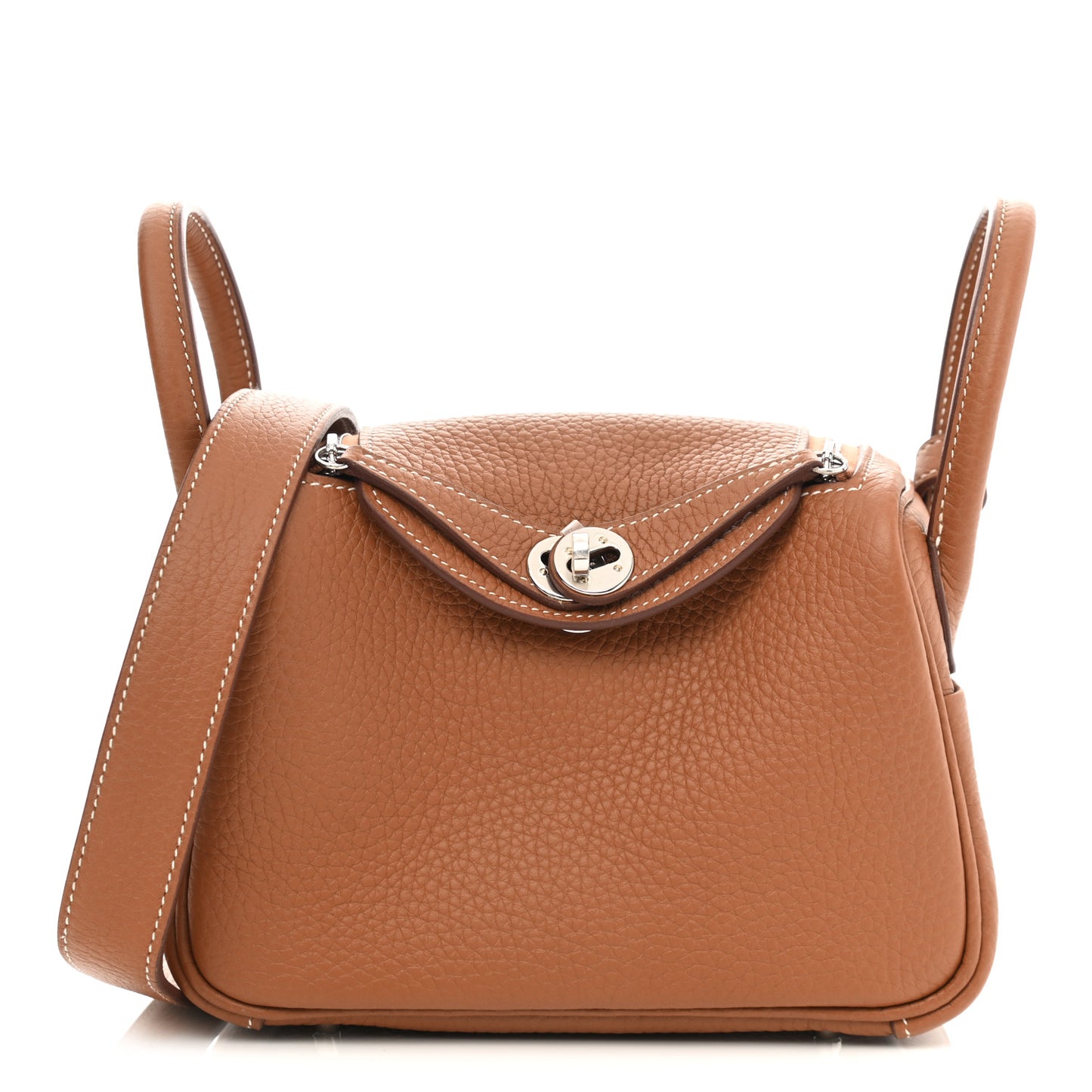 Taurillon Clemence Mini Lindy 20 Gold