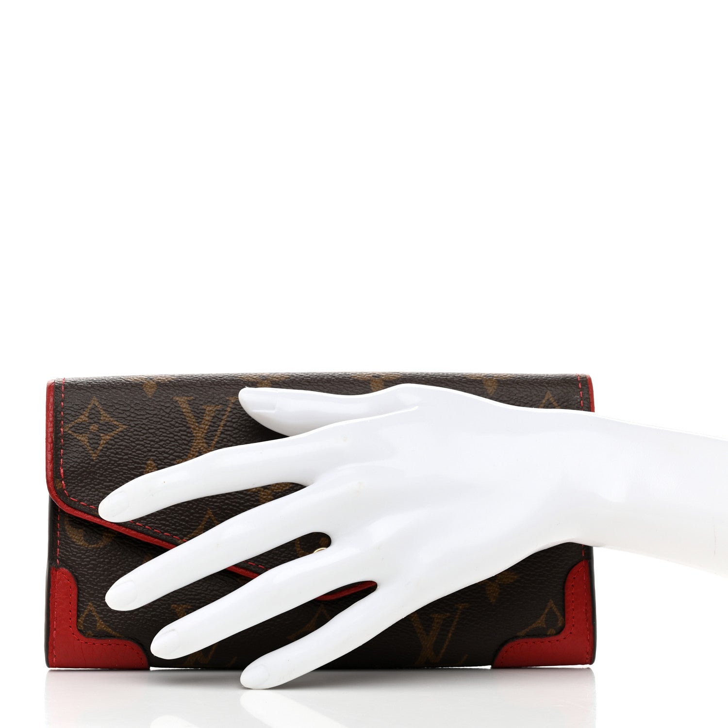 Louis Vuitton Monogram Sarah Retiro Wallet Cherry 2 of 13