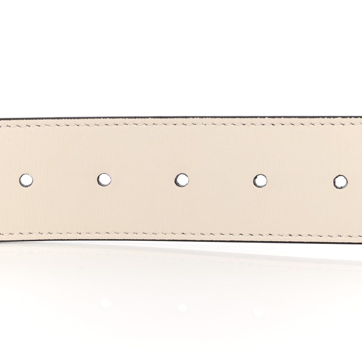 Calfskin Double G 40mm Belt 80 32 Mystic White