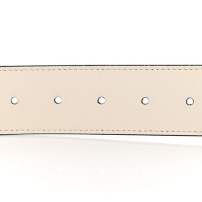 Gucci Calfskin Double G 40mm Belt 80 32 Mystic White 3 of 8
