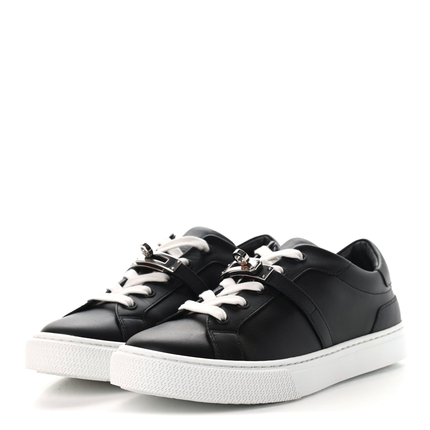 Calfskin Day Sneakers 36 Black