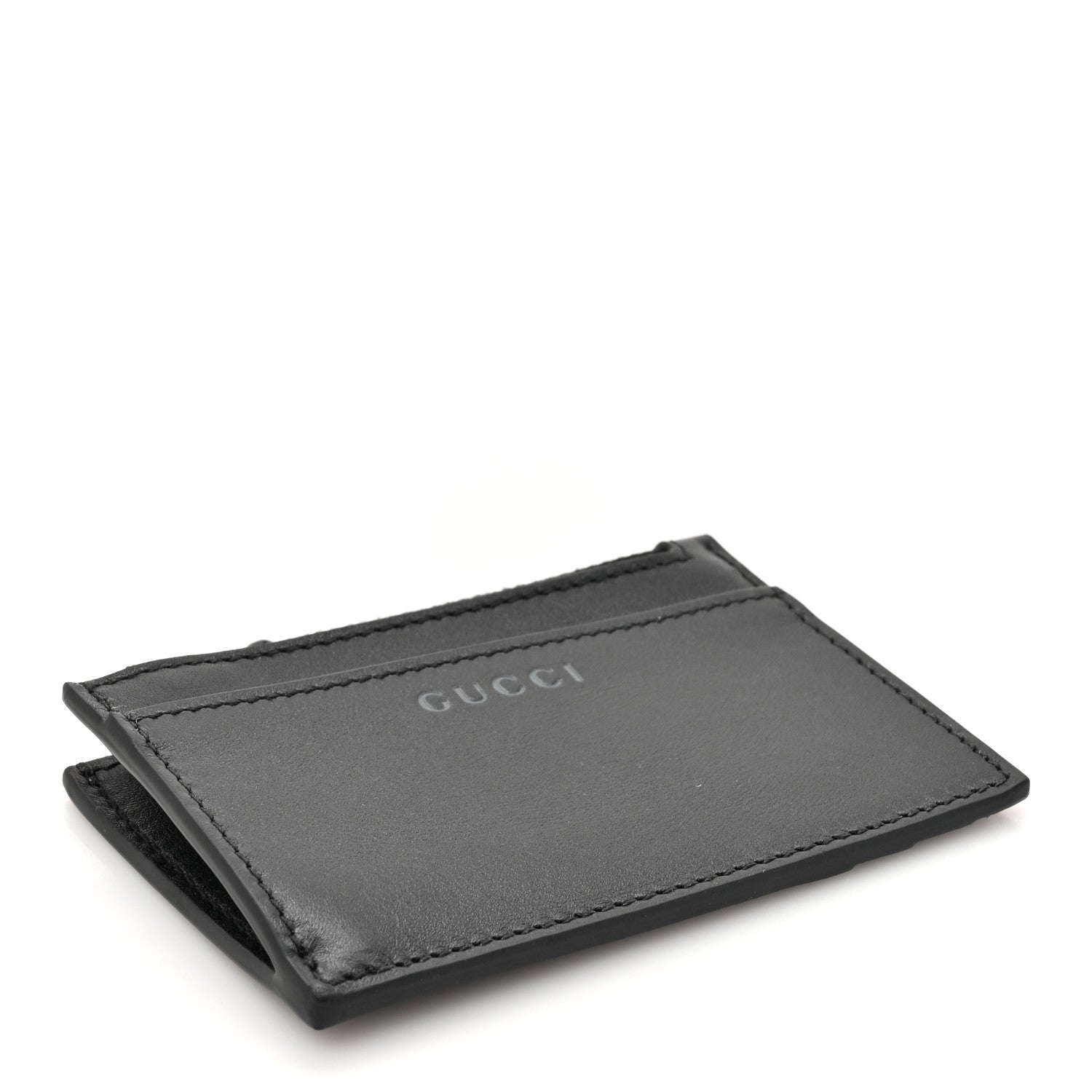 Gucci Calfskin Bamboo Coin Purse Black 5 of 9