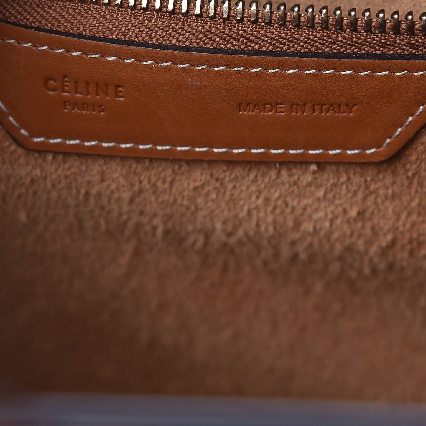 Natural Calfskin Micro Luggage Tan