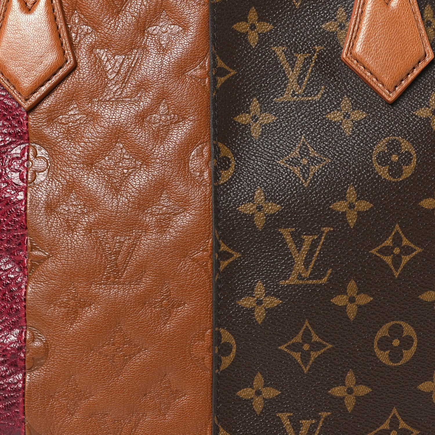 Louis Vuitton Monogram Stripes Medium Bag Bordeaux 14 of 17