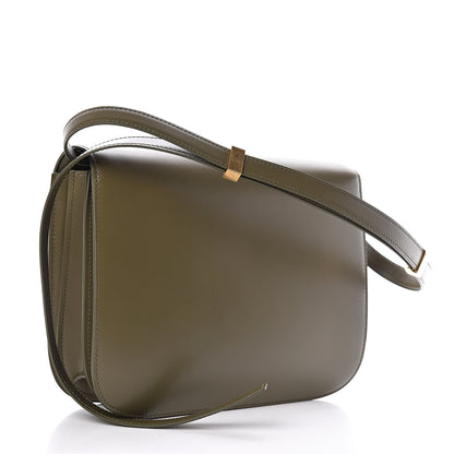 Celine Box Calfskin Classic Box Medium Flap Bag Army Green 3 of 10