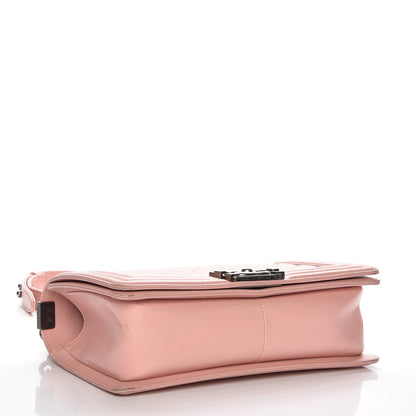 Chanel Lambskin Quilted Medium Boy Flap Light Pink 4 of 7