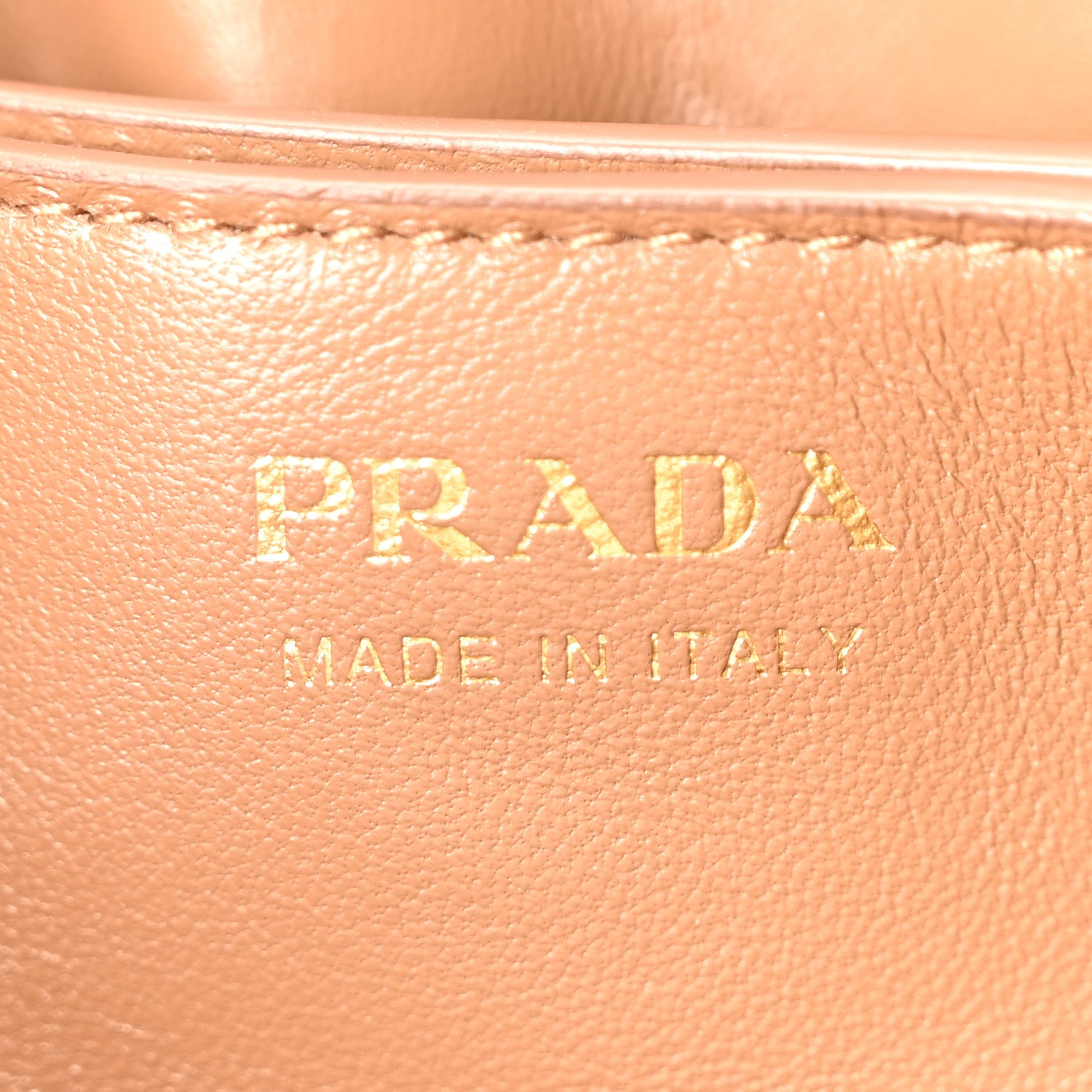 Prada Nappa Small Dada Shoulder Bag Caramel 5 of 8