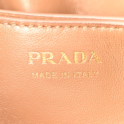 Prada Nappa Small Dada Shoulder Bag Caramel 5 of 8