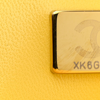 Chanel Lambskin Quilted Mini Rectangular Flap Yellow 7 of 11