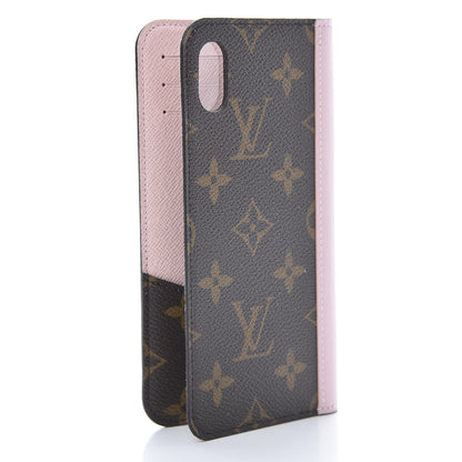 Louis Vuitton Monogram iPhone XS Max Folio Case Rose Ballerine 3 of 7