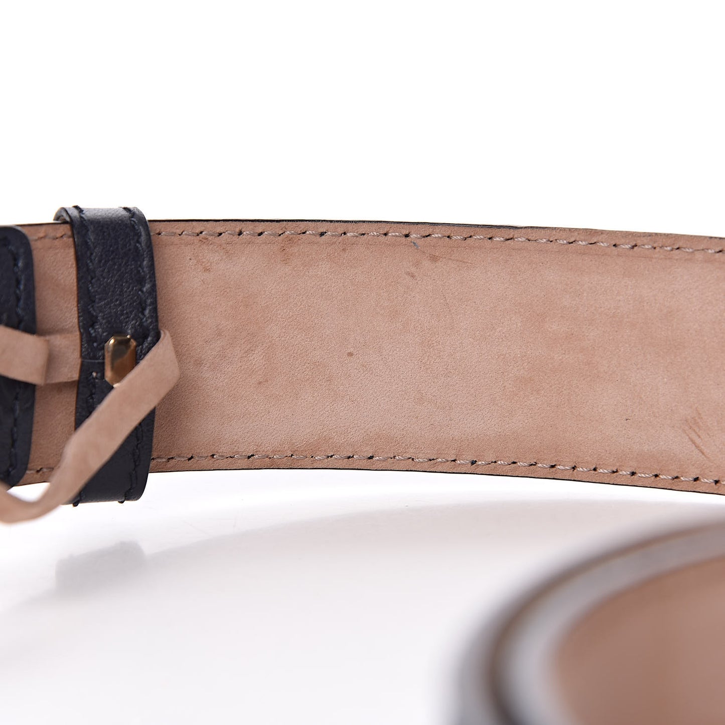 Guccissima Interlocking G Belt 85 34 Navy