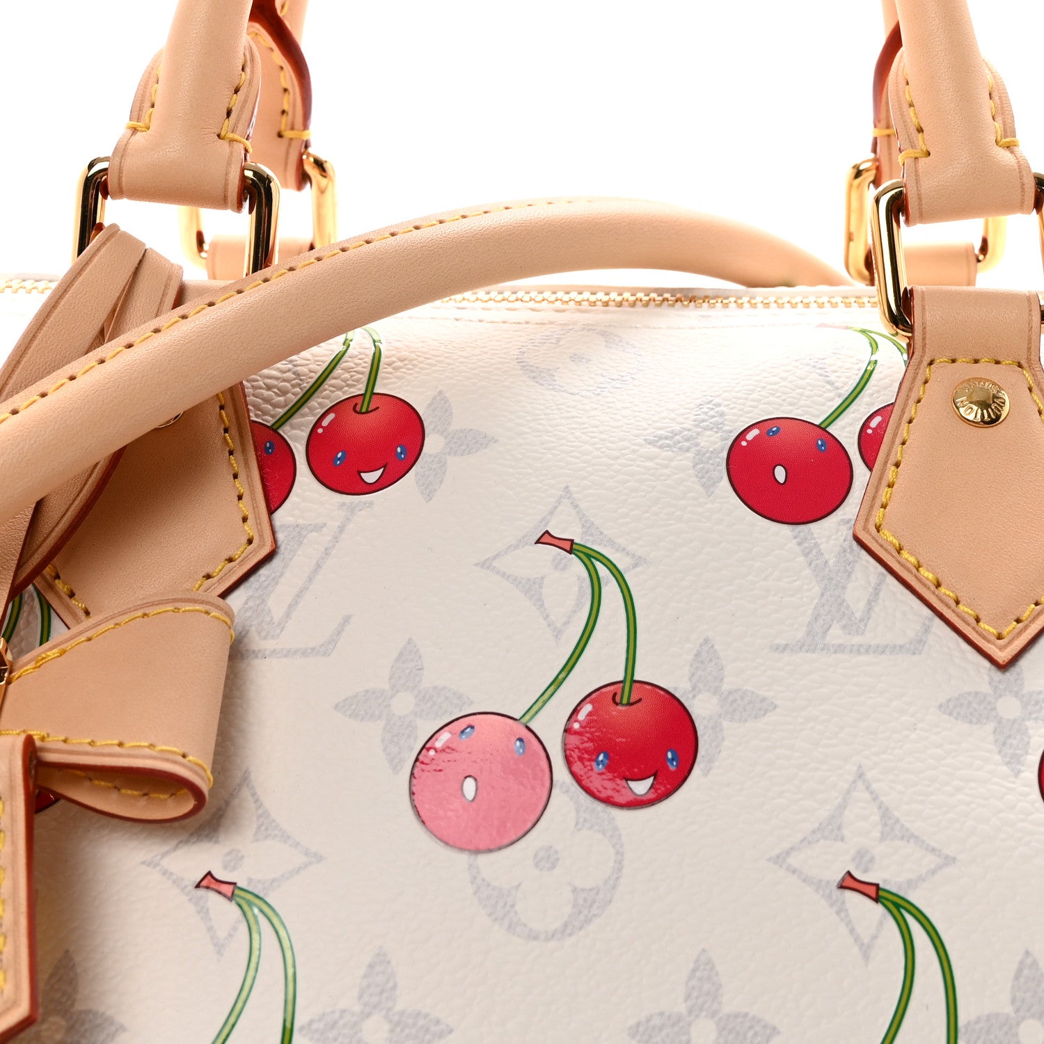 Louis Vuitton LV X TM Monogram Cerises Speedy Soft Bandouliere 30 7 of 9