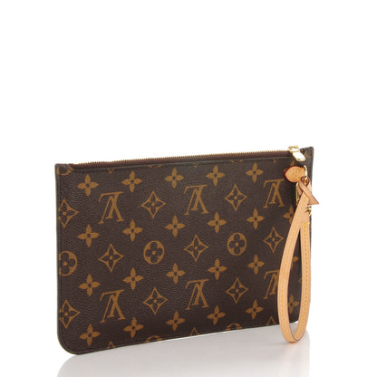 Louis Vuitton Monogram Neverfull MM GM Pochette Fuchsia 3 of 7
