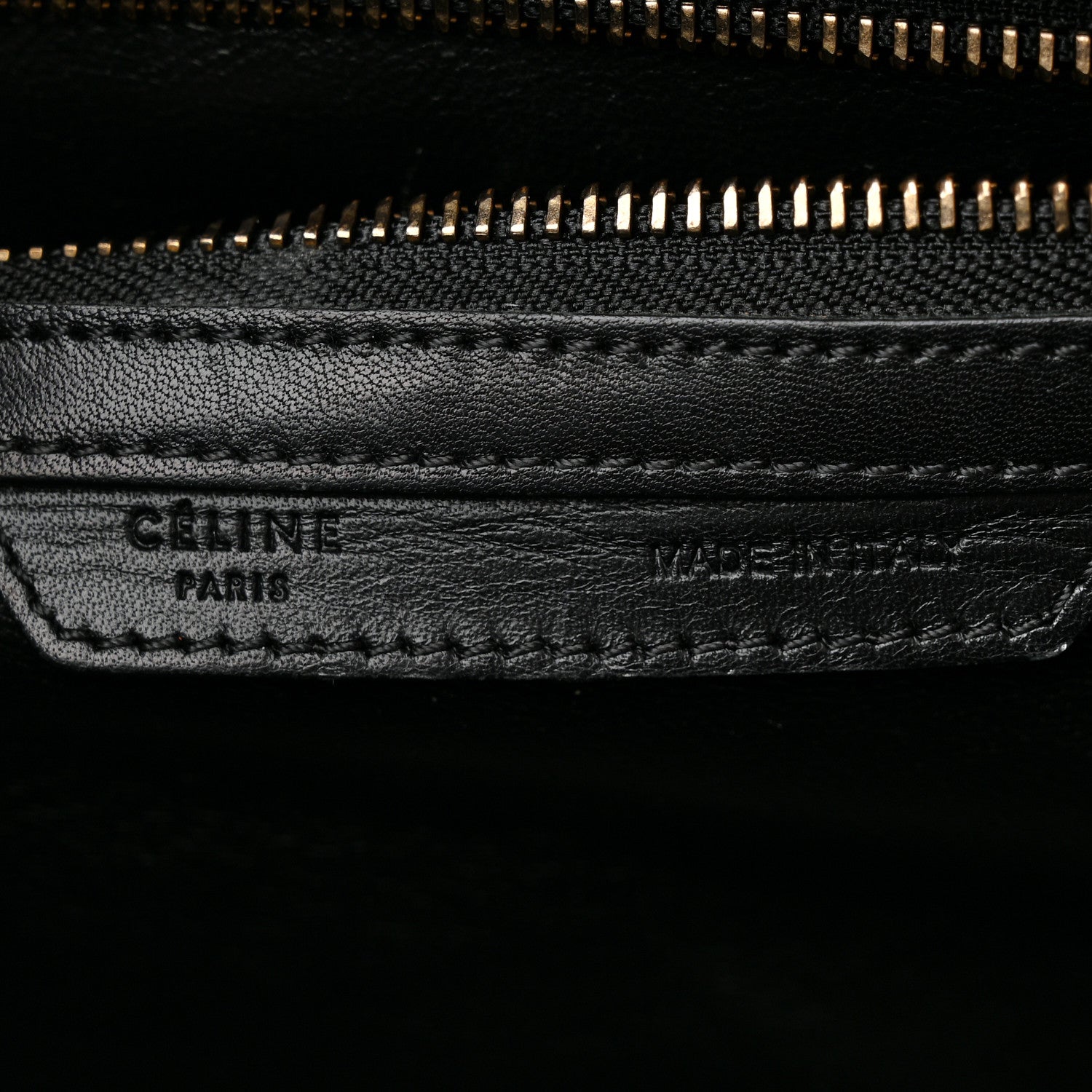 Celine Canvas Smooth Calfskin Micro Tri-Color Luggage Navy Blue 6 of 13