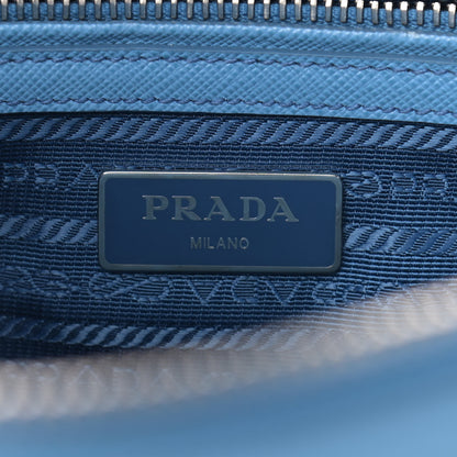 Prada Saffiano Small Galleria Double Zip Tote Mare 6 of 12