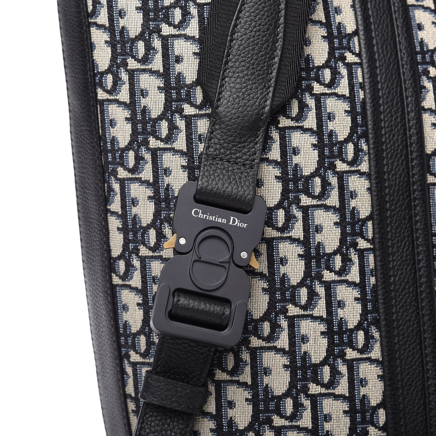 HOMME Oblique Grained Calfskin Tote Blue