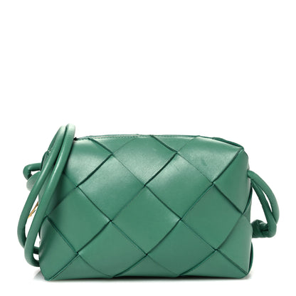 Bottega Veneta Lambskin Maxi Intrecciato Small Cassette Camera Bag Mermaid 1 of 9
