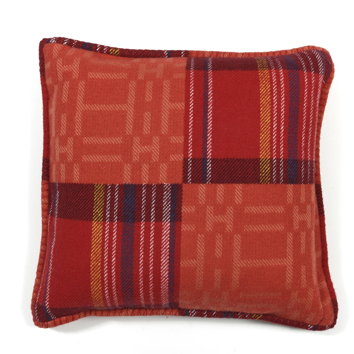 Jacquard Wool Scott'H Pillow Rouge H